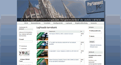 Desktop Screenshot of parlamentpc.hu