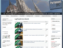 Tablet Screenshot of parlamentpc.hu